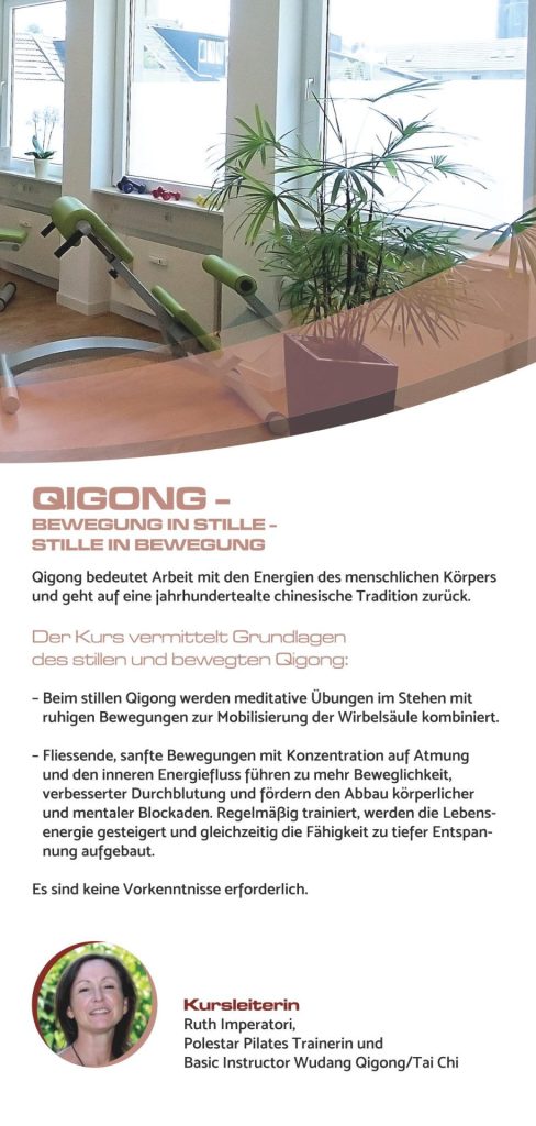Flyer Kursangebote Qigong